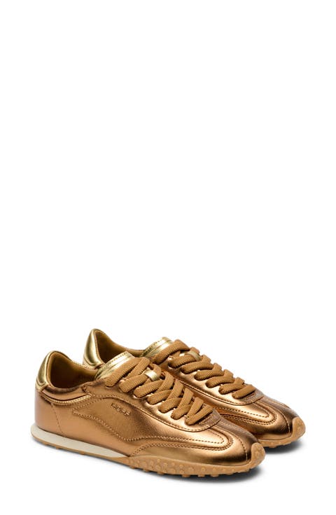 Bridge Metallic Leather Sneaker