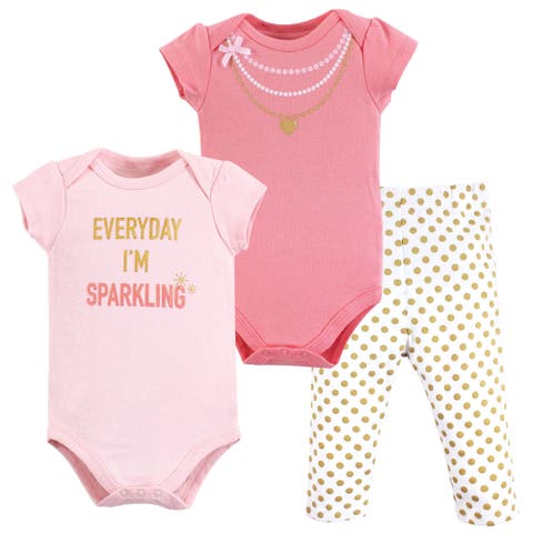 Soft Cotton Two-Piece Outfit Bodysuit & Pants
