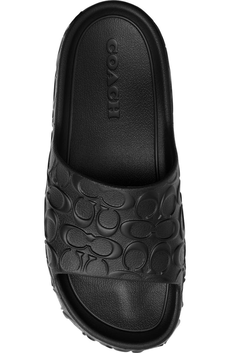 COACH Bay Slide Sandal, Alternate, color, Black