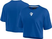 Fanatics Signature Women's Fanatics Signature Royal Los Angeles Rams Elements Super Soft Boxy Cropped T-Shirt