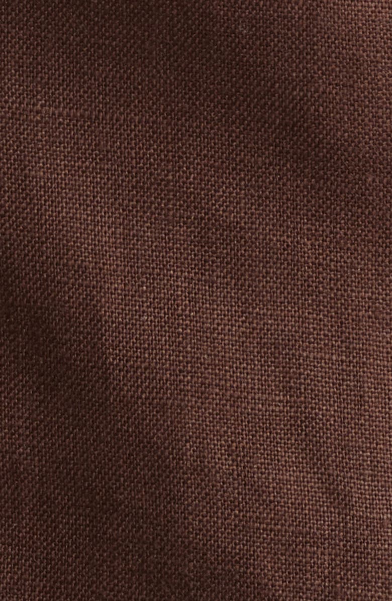 Faithfull the Brand Corbiere Linen Vest, Alternate, color, Bistre