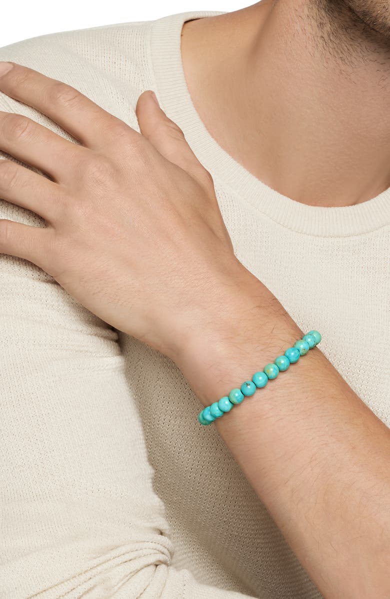 David Yurman Spiritual Beads Turquoise Bracelet, Alternate, color, Turquoise