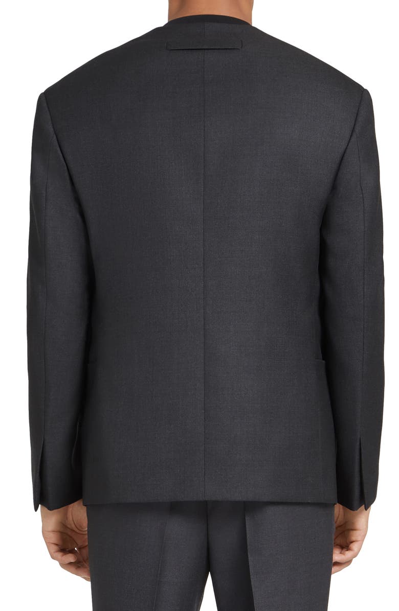 Fear of God x Ermenegildo Zegna Fear of God x Zegna Single Breasted Wool Jacket, Alternate, color, 