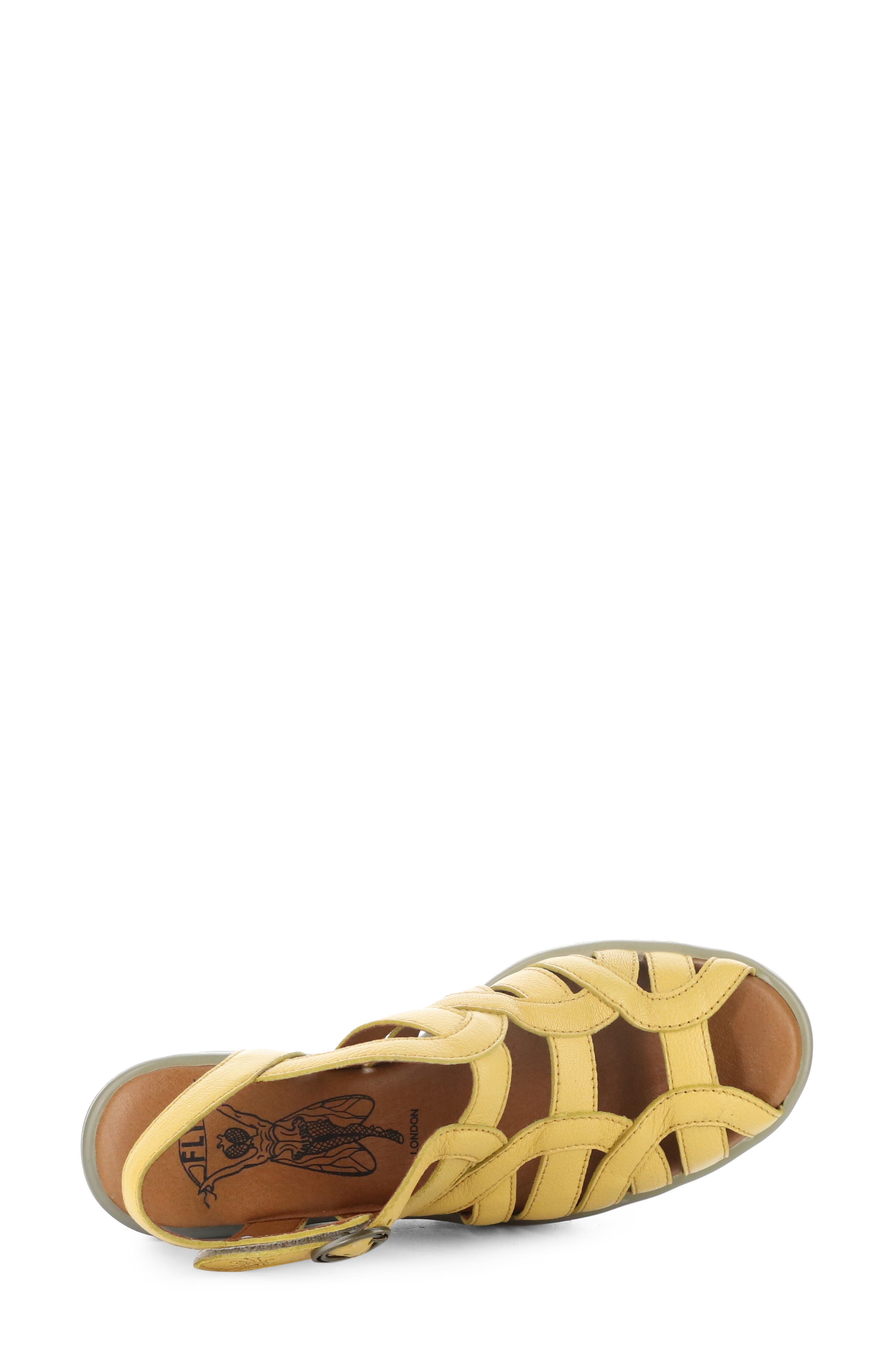Lemy Platform Wedge Sandal, Alternate, color, BUMBLEBEE