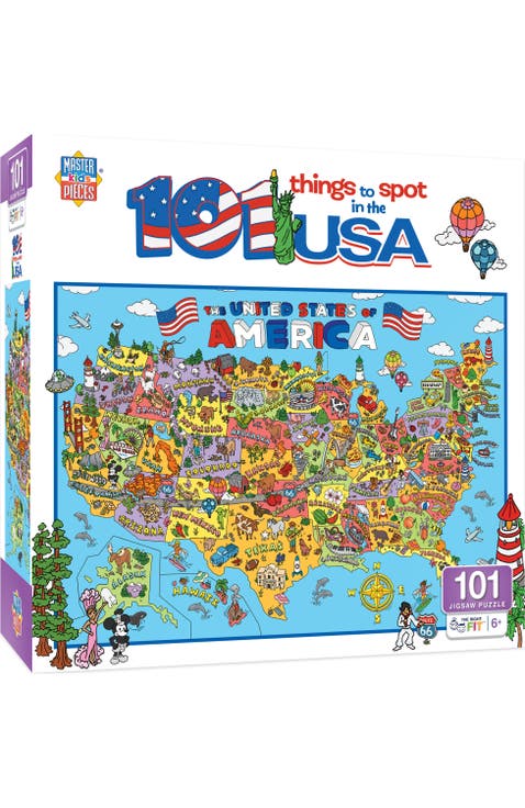 101 Things to Spot USA 100 Piece Puzzle