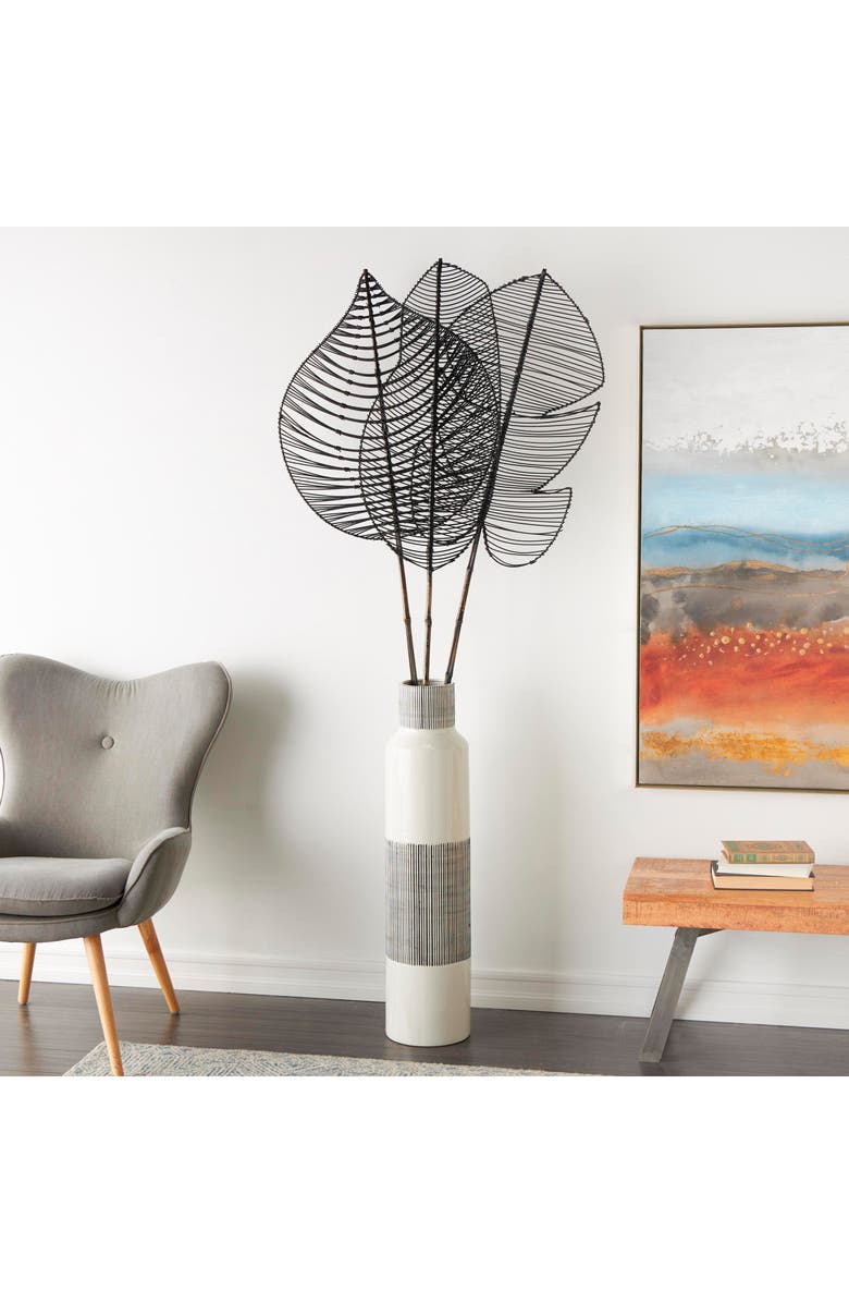 SONOMA SAGE HOME 3-Piece Natural Dried Bamboo Leaf Foliage, Alternate, color, Black