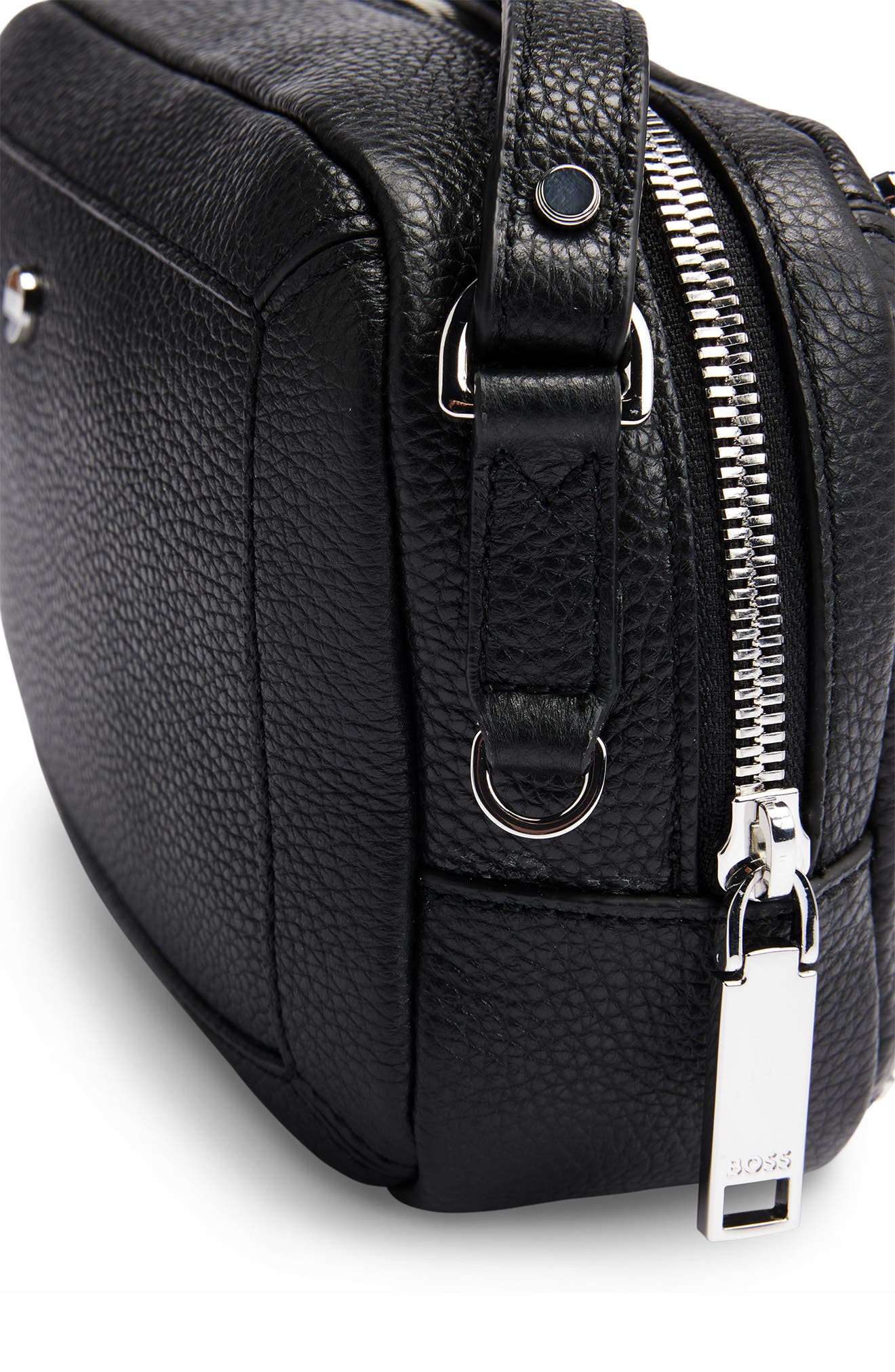 BOSS Ivy Leather Crossbody Bag, Alternate, color, 