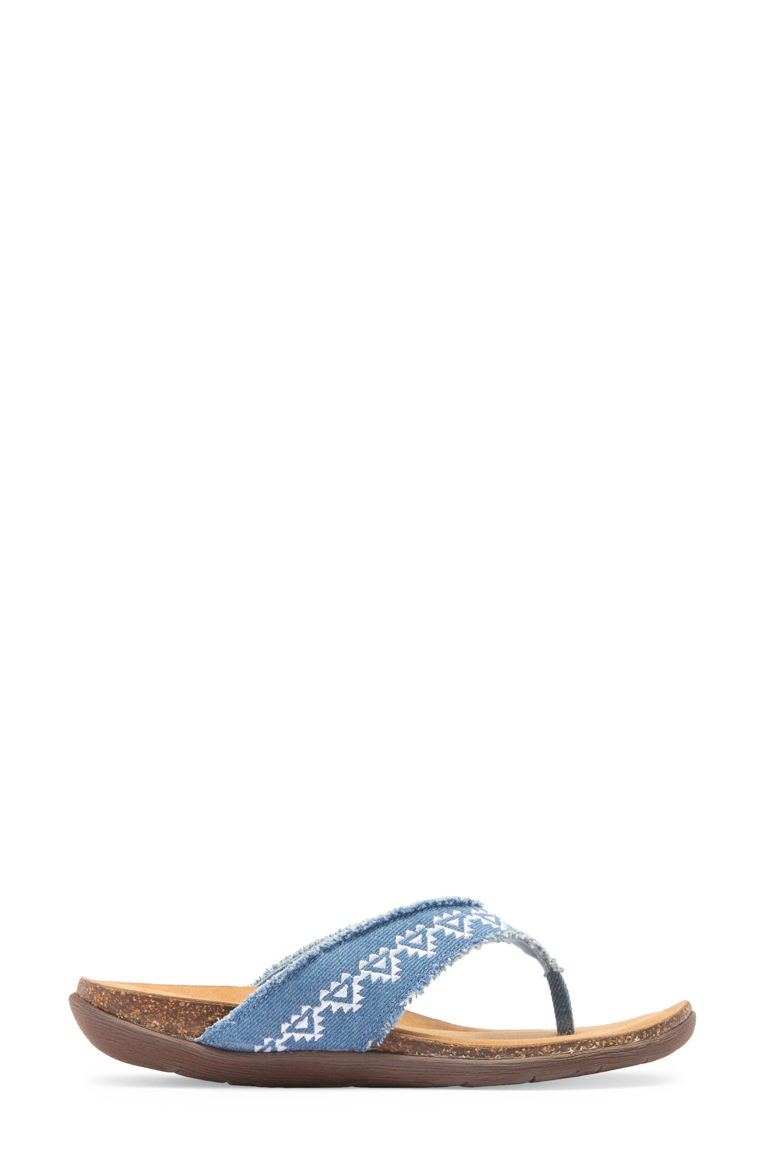 Jovie Flip Flop, Alternate, color, DENIM BLUE