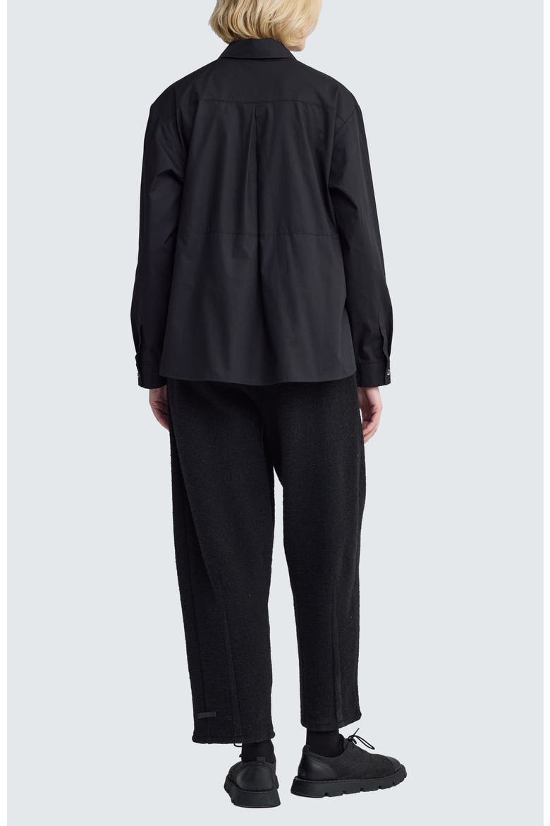 Liora Poplin Shirt-Blouse, Alternate, color, Black