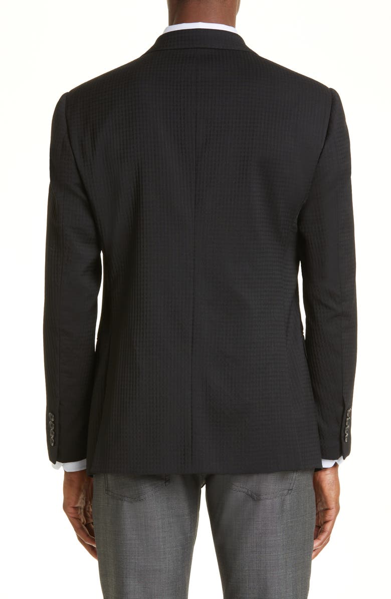 Emporio Armani G-Line Textured Box Stretch Virgin Wool Sport Coat, Alternate, color,