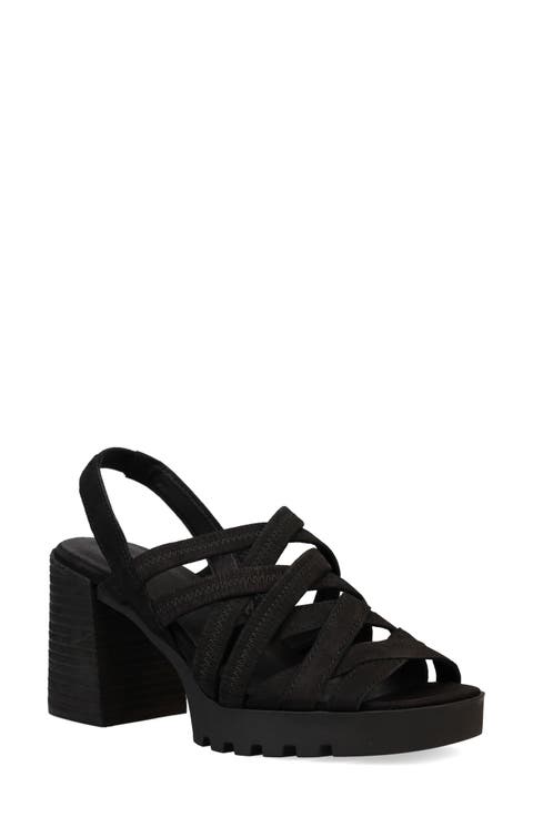 Tally Strappy Slingback Platform Sandal (Women)