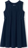 Lands' End Girls Solid Pleated Jumper