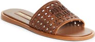 Miu Miu Woven Slide Sandal