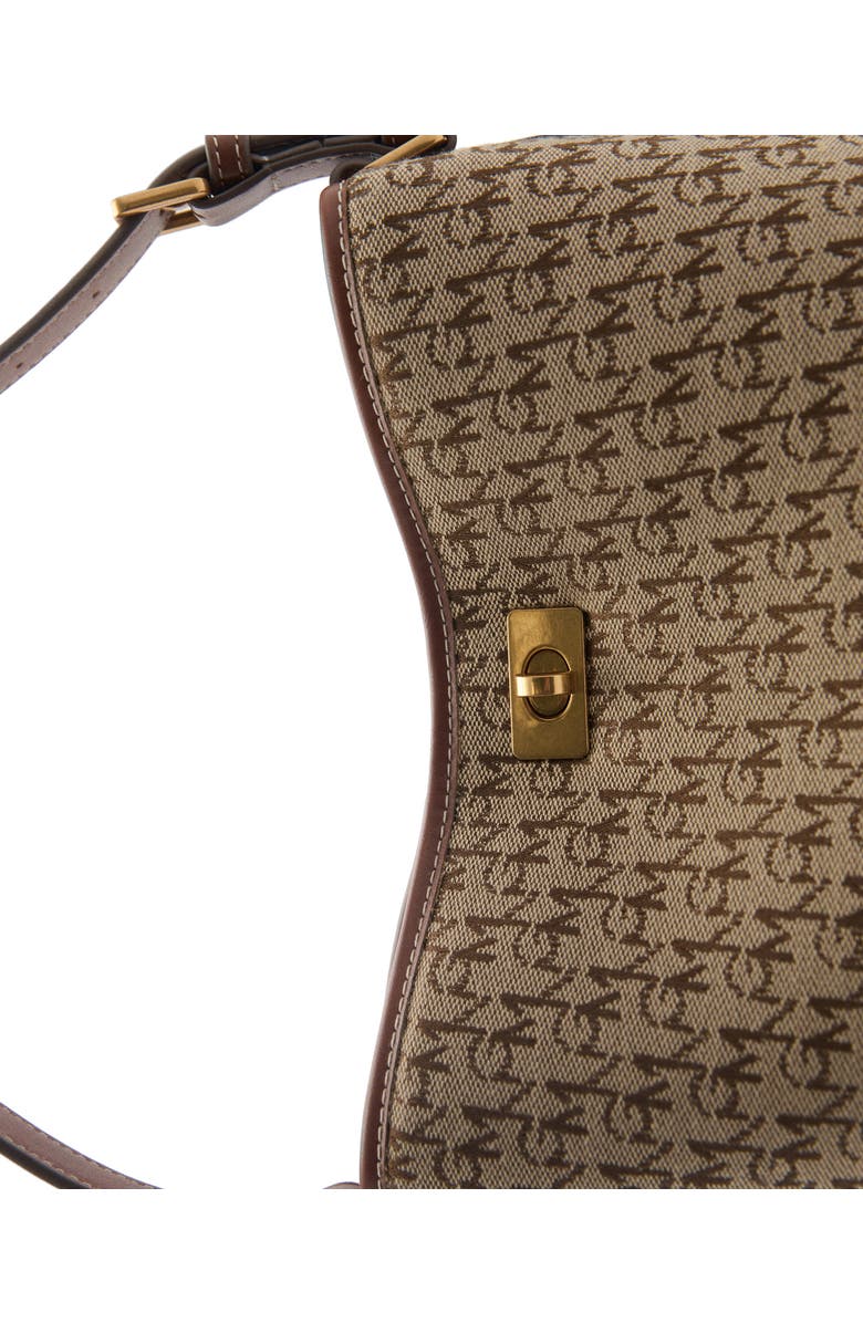 MANGO Medium Logo Jacquard Shopper Bag, Alternate, color,