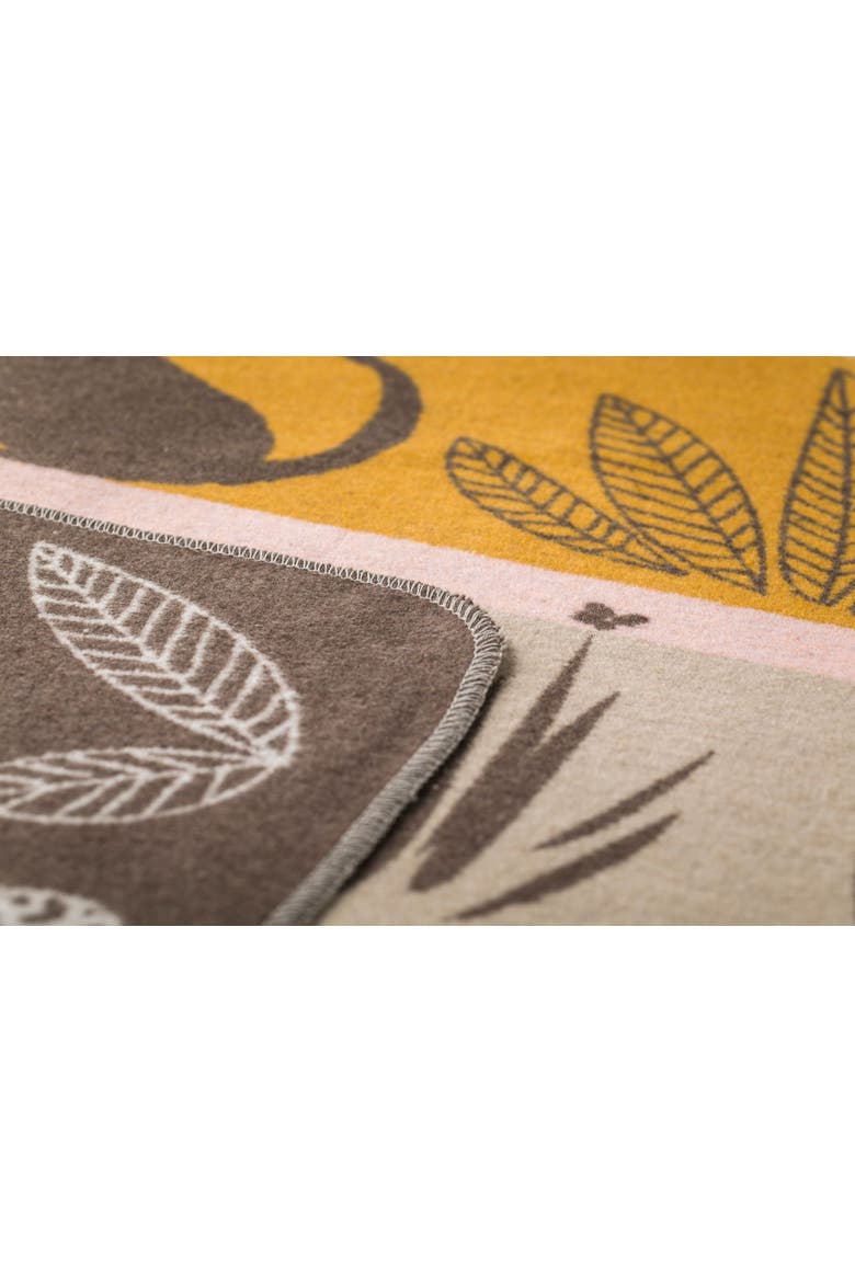 Juwel Jungle Baby Blanket, Alternate, color, Brown