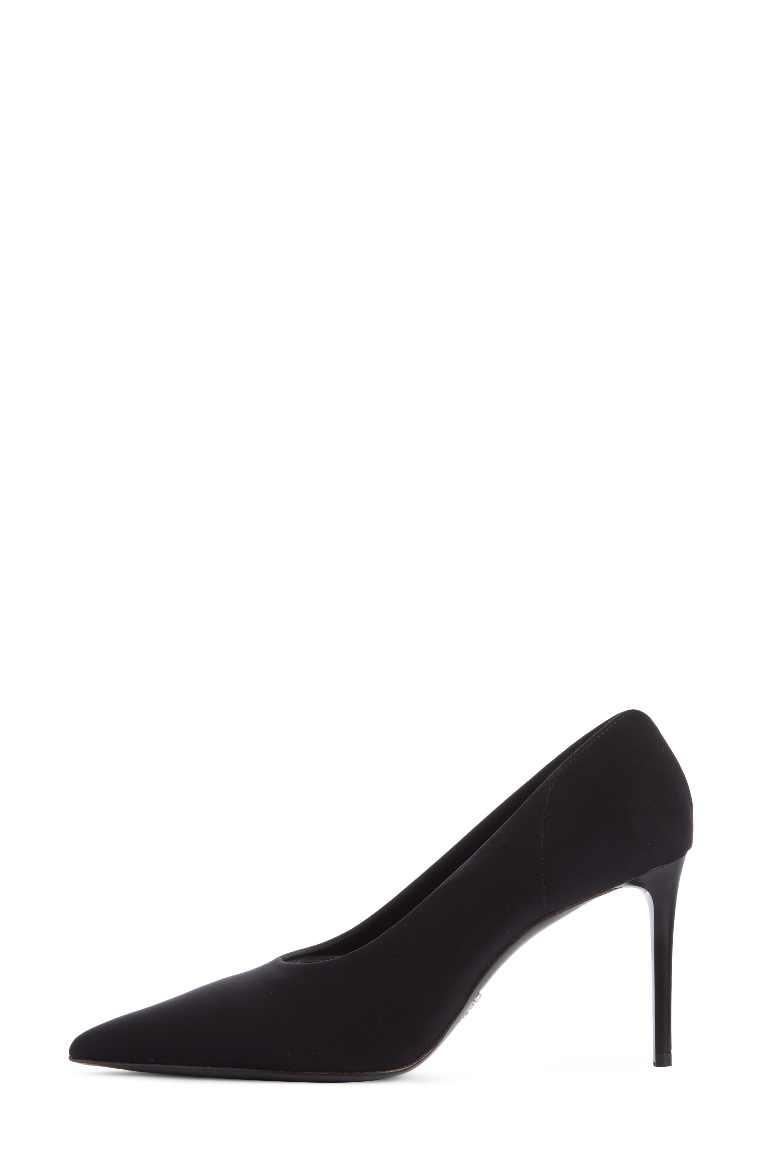 Prada Stretch Knit Pointed Toe Pump, Alternate, color, 