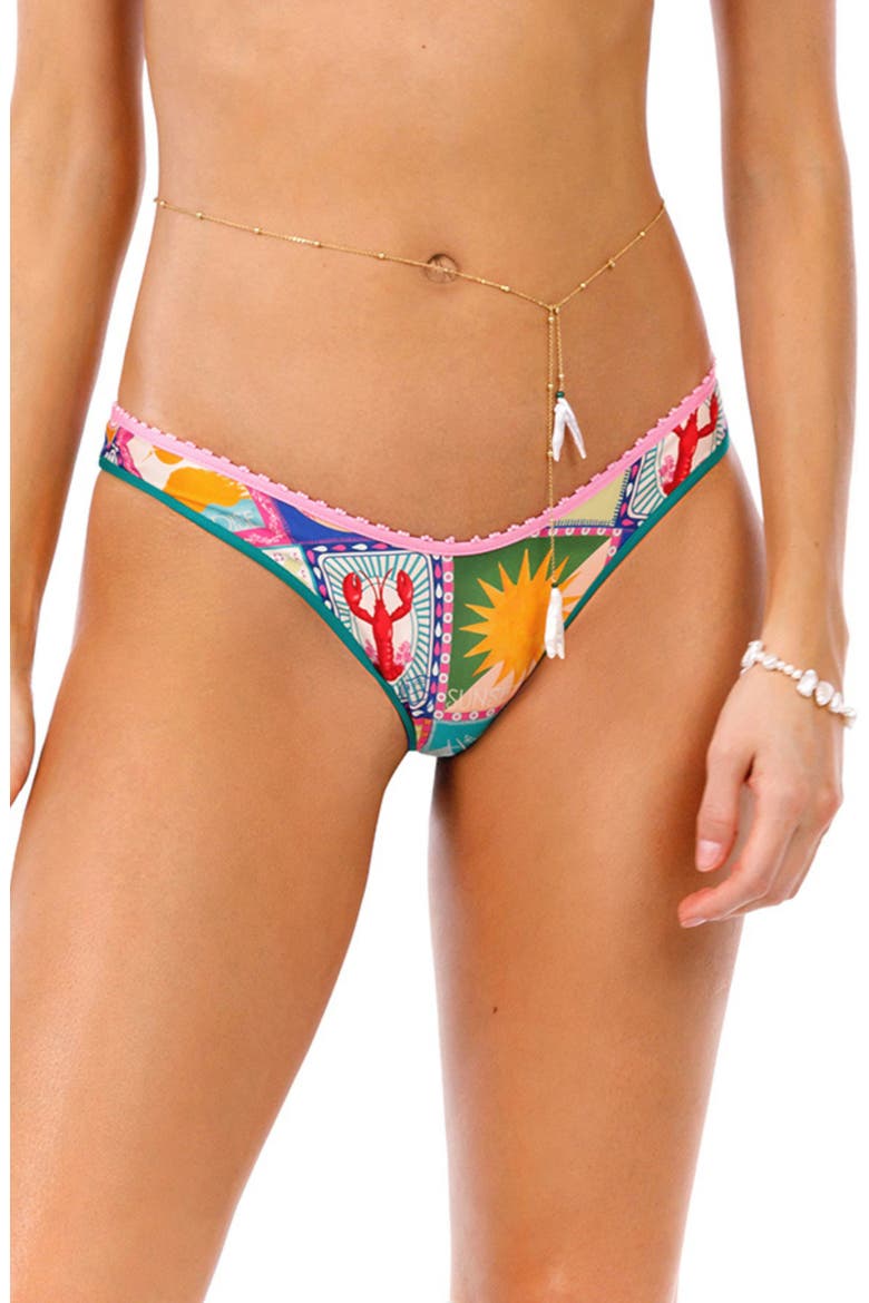 Avy Alina Cheeky Reversible Bikini Bottoms, Main, color, MULTICOLOR