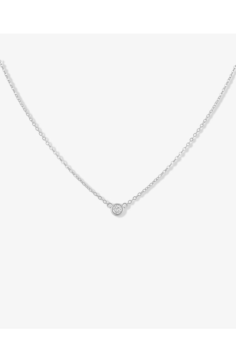 BEN ONI Bezel CZ Pendant Necklace, Main, color, 