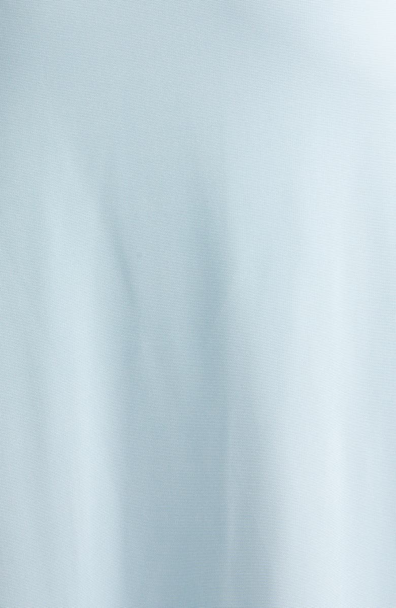 Oscar de la Renta Chiné Cyclamen One-Shoulder Dress, Alternate, color, White/ Light Blue