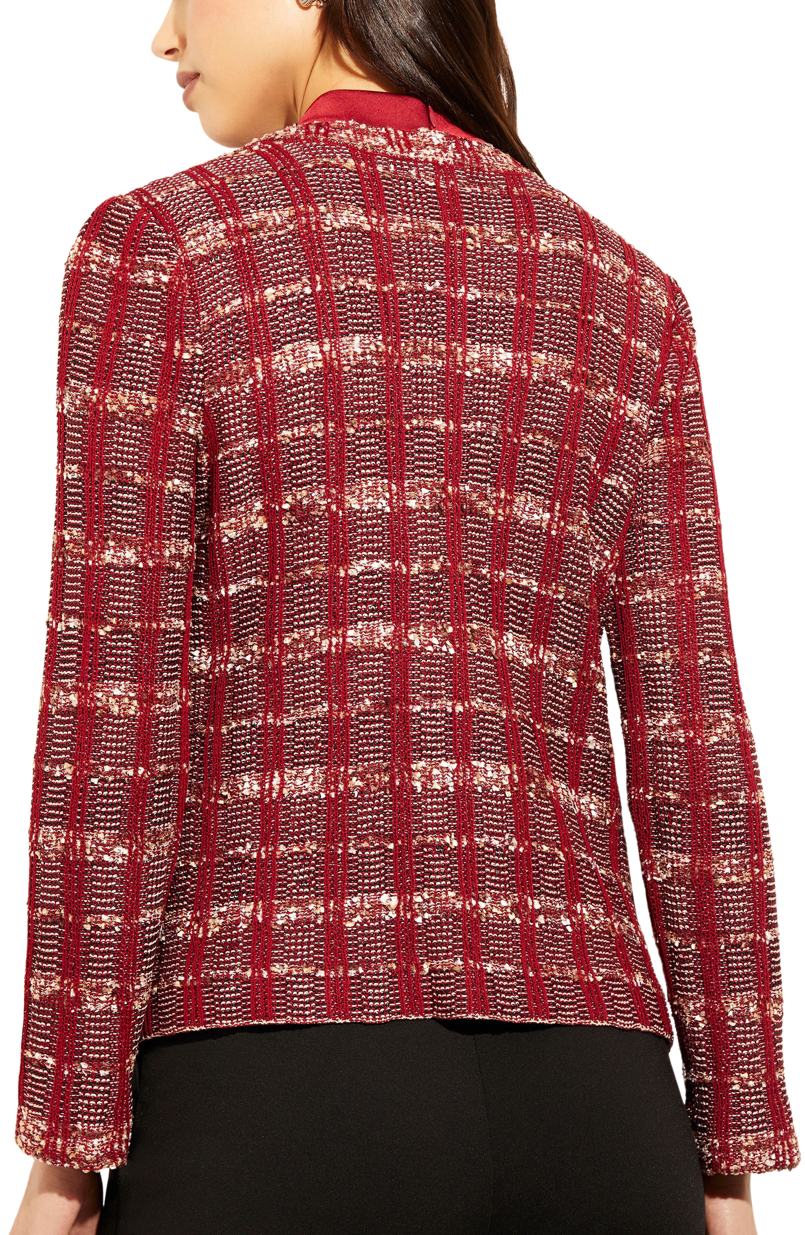 Eyelash Tweed Knit Jacket - image 2