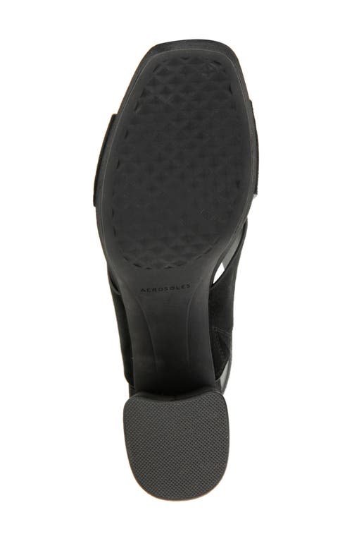 Aerosoles Pura Platform Sandal In Black