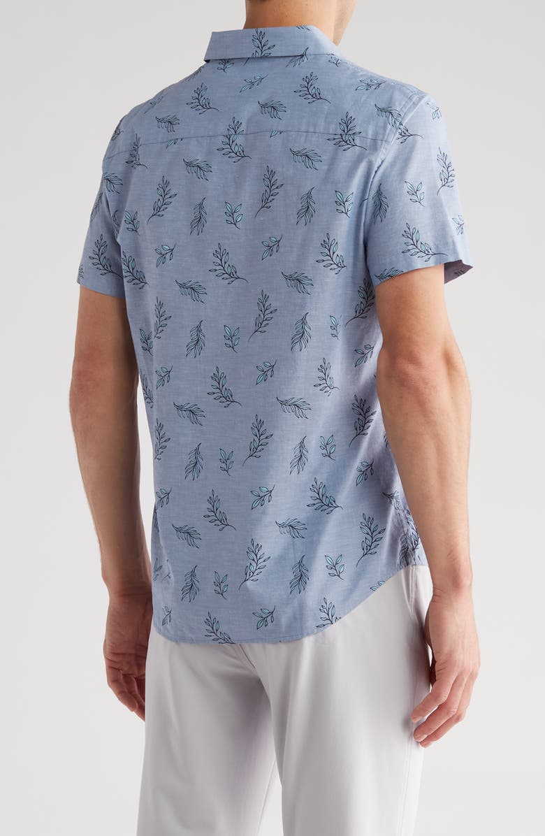 TravisMathew Pay Load Short Sleeve Button-Up Shirt, Alternate, color,