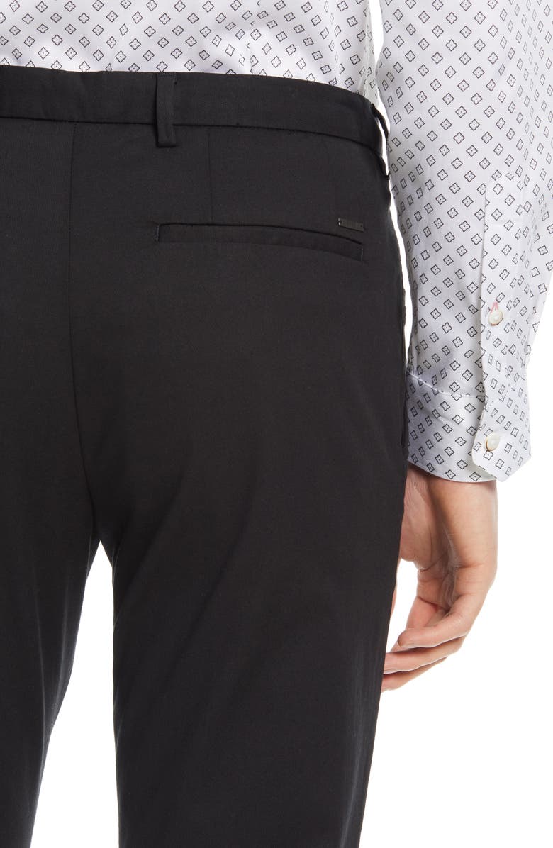 BOSS Kaito Flat Front Tapered Travel Chinos, Alternate, color,