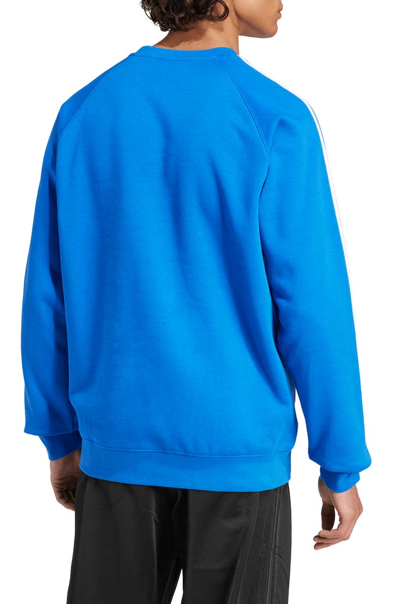 adidas Adicolor 3-Stripes Trefoil Logo Fleece Sweatshirt, Alternate, color, 