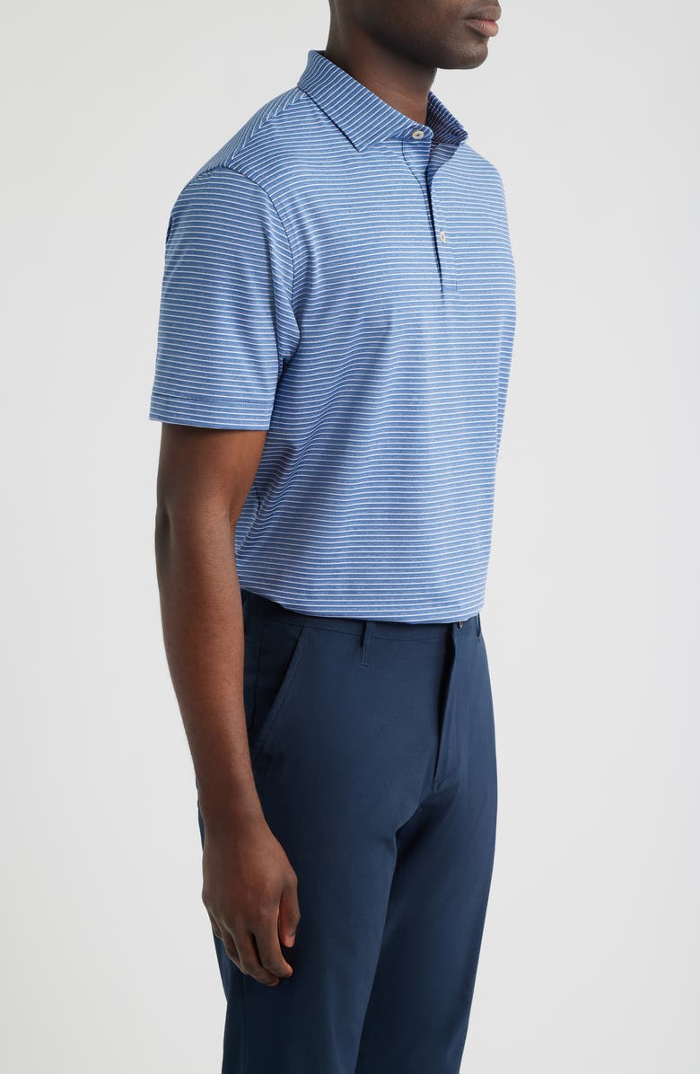 Peter Millar Merion Performance Jersey Polo, Alternate, color, Windsor Blue