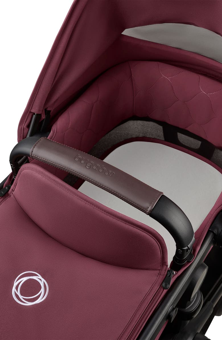 Bugaboo Kangaroo Single-to-Double Stroller with Bassinet, Alternate, color, Dark Cherry