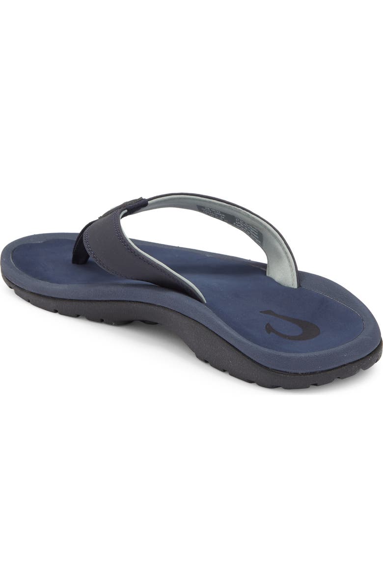 OluKai Ohana Flip Flop, Alternate, color, Trench Blue / Trench Blue