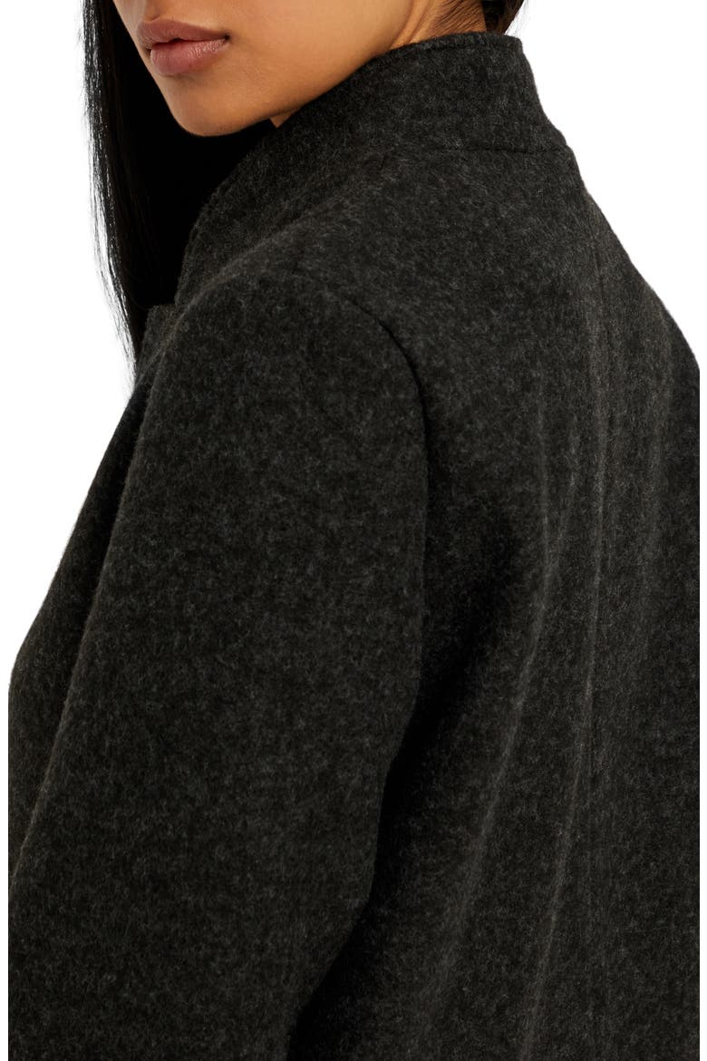Katherine Brushed Jacket, Alternate, color, DARK GREY MELANGE