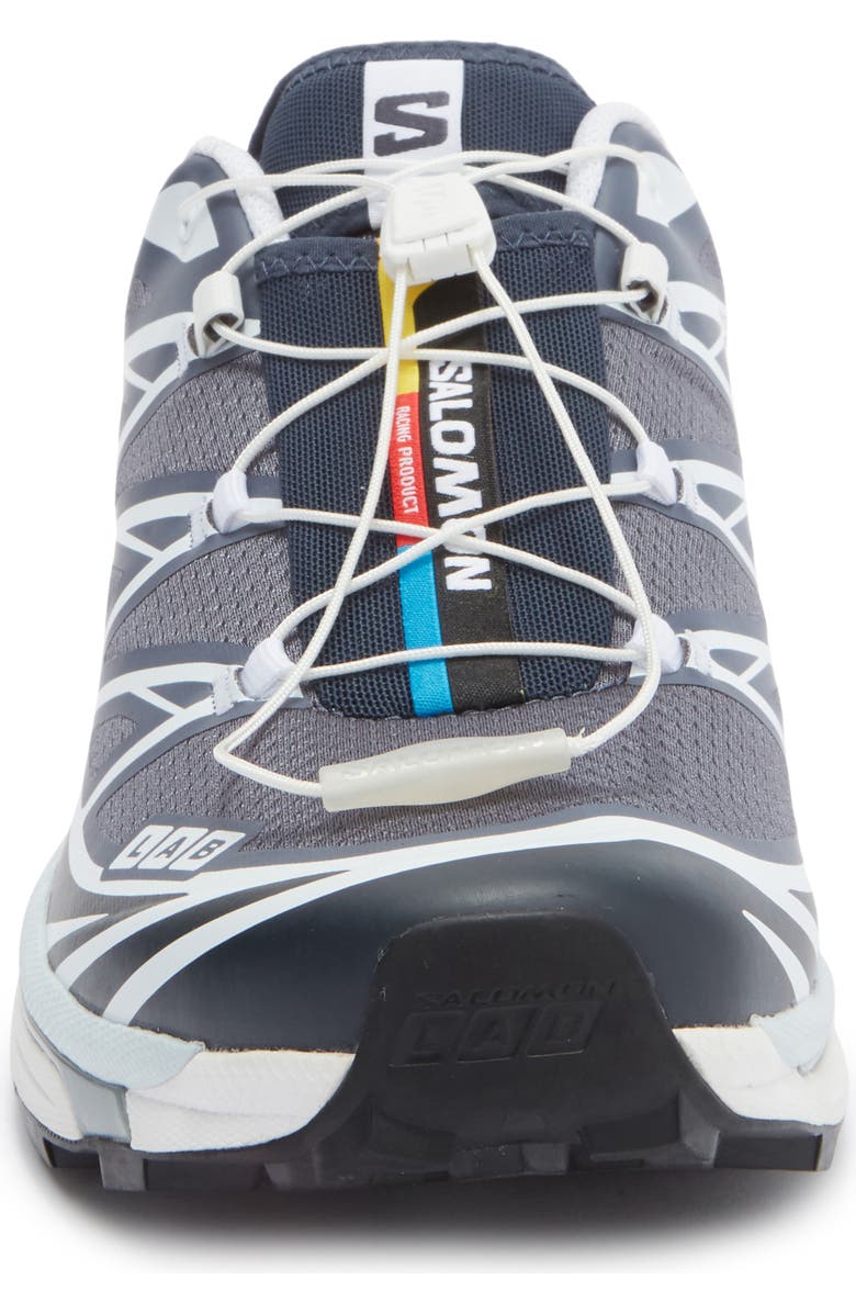 Salomon Gender Inclusive XT-6 Sneaker, Alternate, color, Grisaille/ Blue Nights/ Quarry