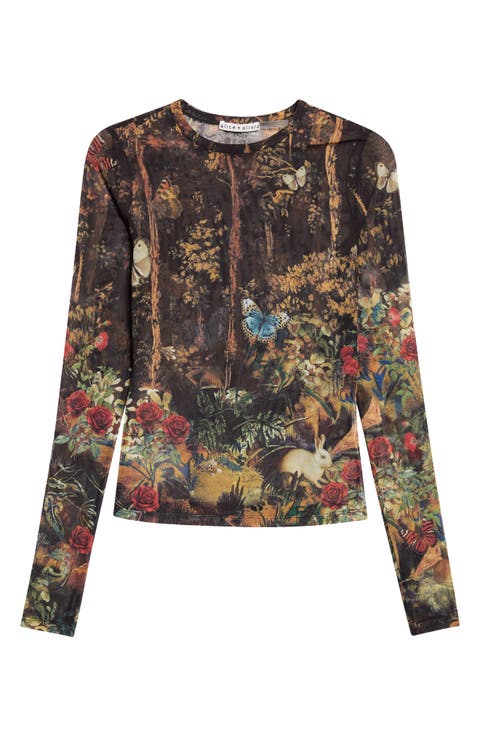 Delaina Print Top
