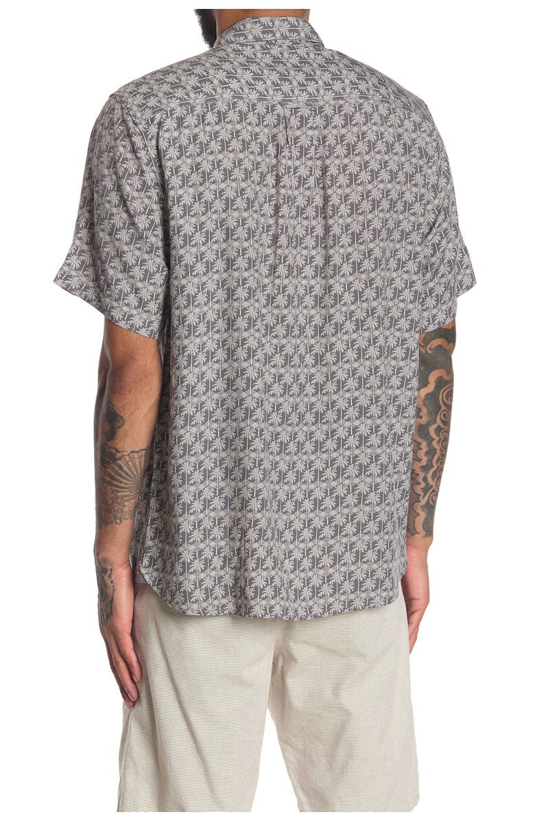 Tommy Bahama Palms Away Geo Short Sleeve Shirt, Alternate, color,