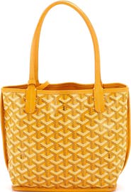 Pre-Owned Goyard Anjou Reversible Tote Coated Canvas Mini