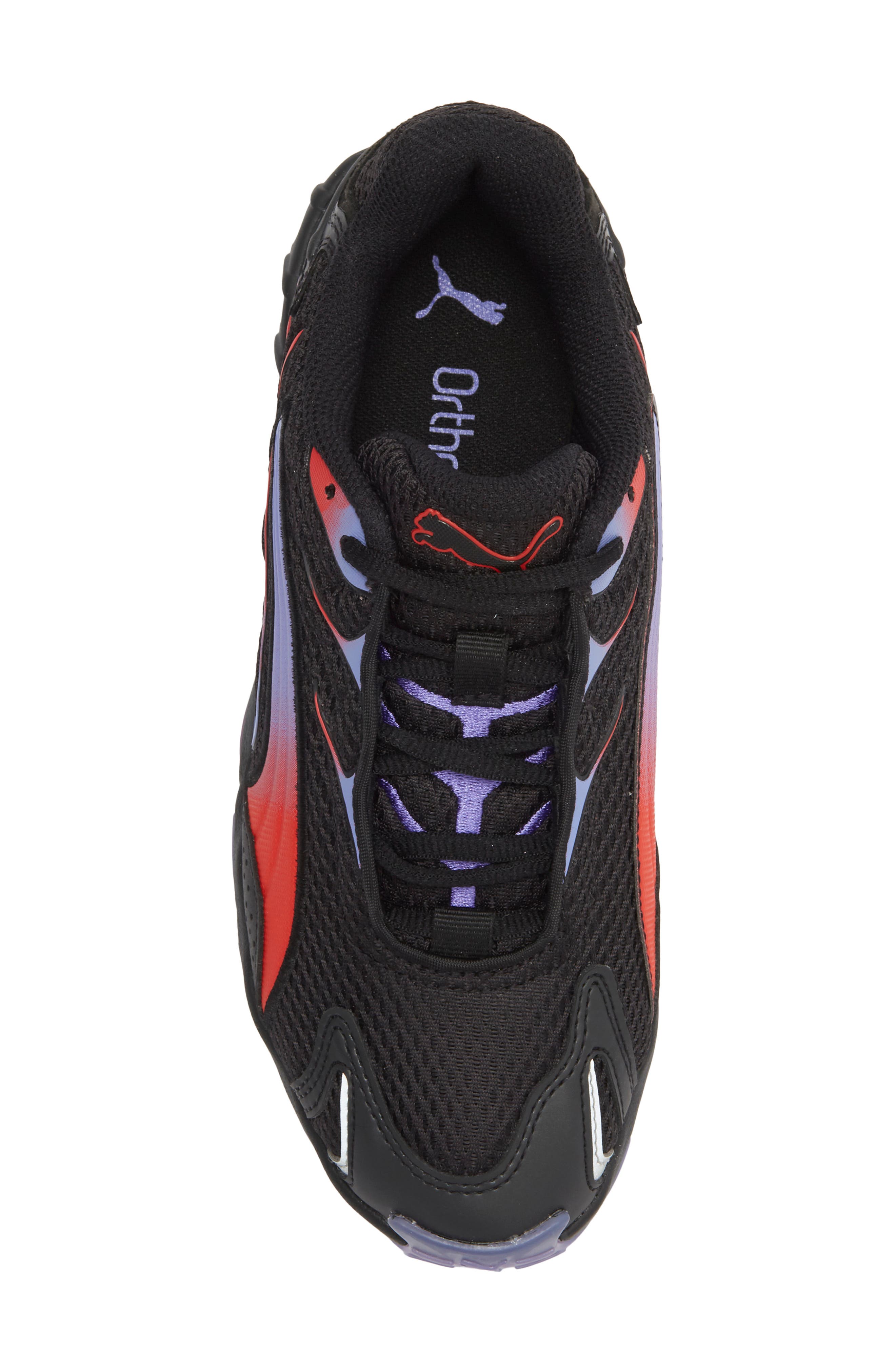 Kids' Inhale Jr Sneaker, Alternate, color, PUMA BLACK/ PUMA RED