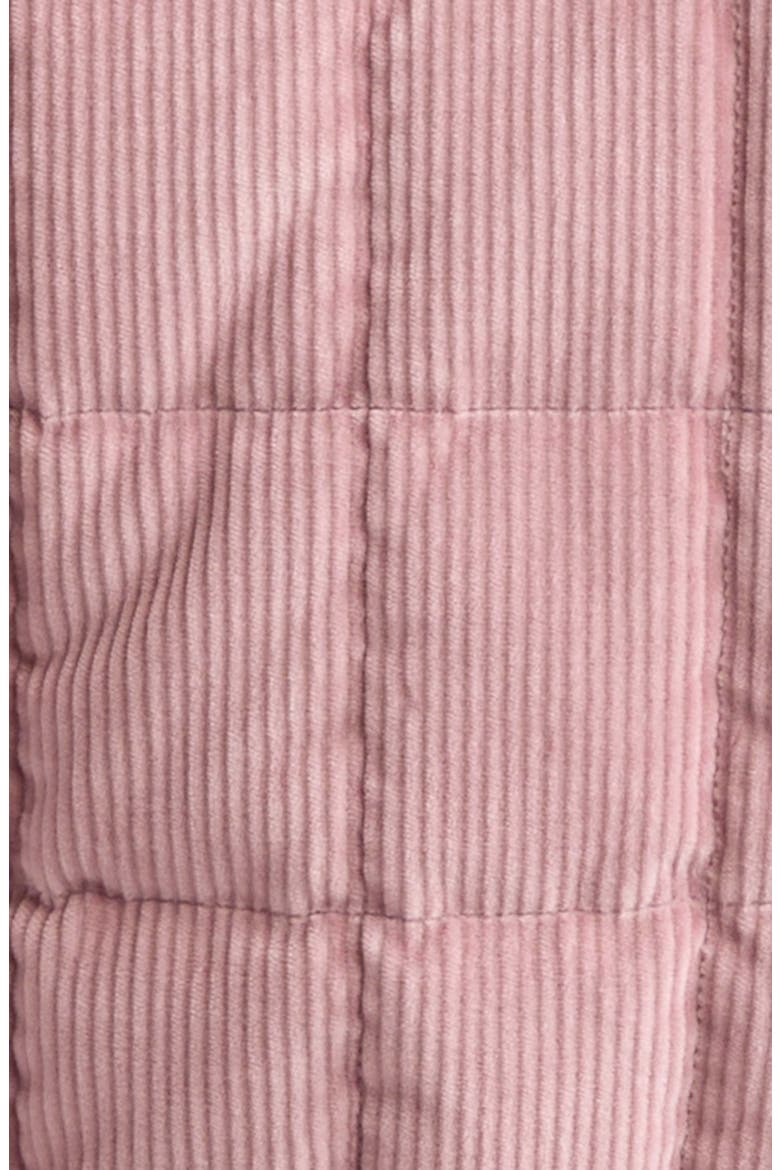 Nangy Corduroy Down Shirt Jacket, Alternate, color, ROSETTE