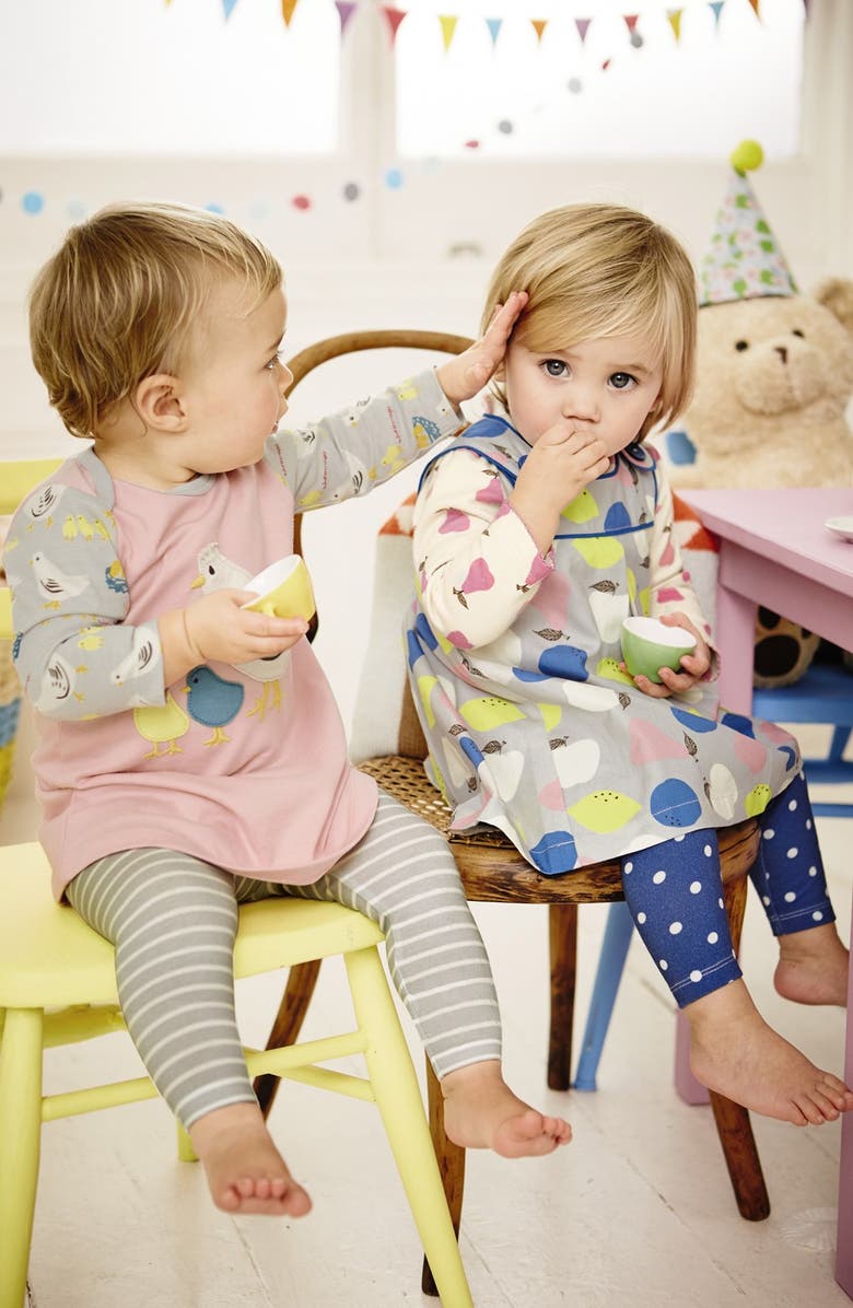 Mini Boden Retro Print Dress & Bloomers, Alternate, color, 