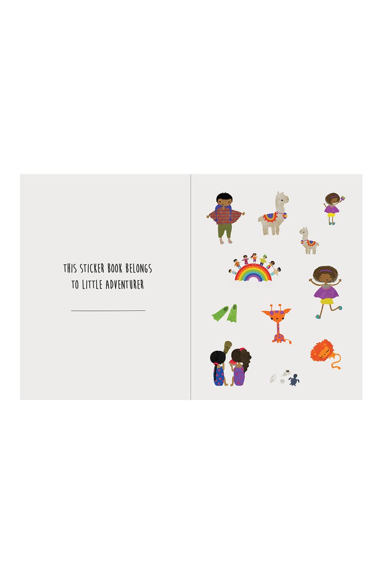 'The Book of Cultures' Sticker Book, Alternate, color, YELLOW