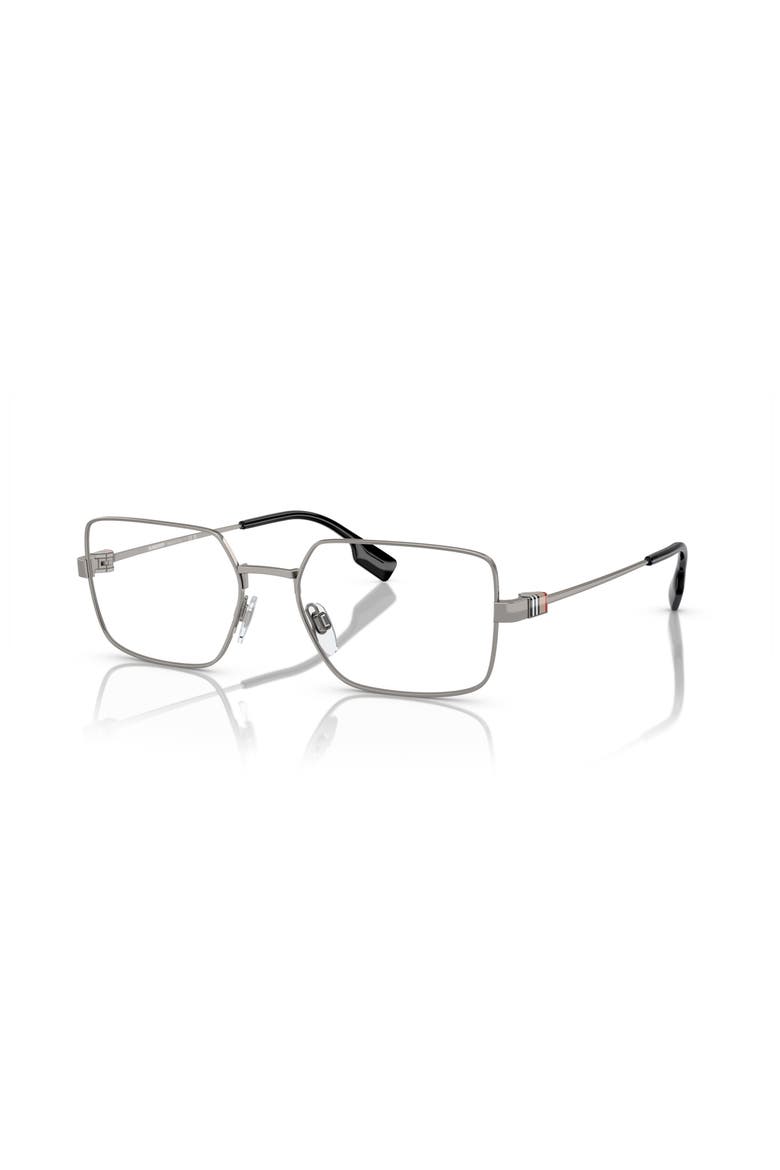 56mm Rectangle optical glasses, Main, color, Silver