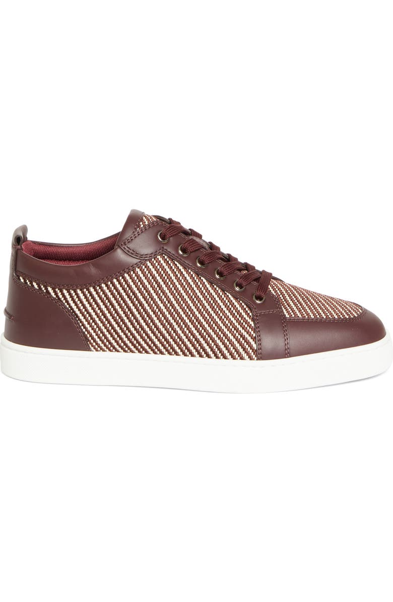 Christian Louboutin Rantulow Low Top Sneaker, Alternate, color, Amara/ White/ Brown