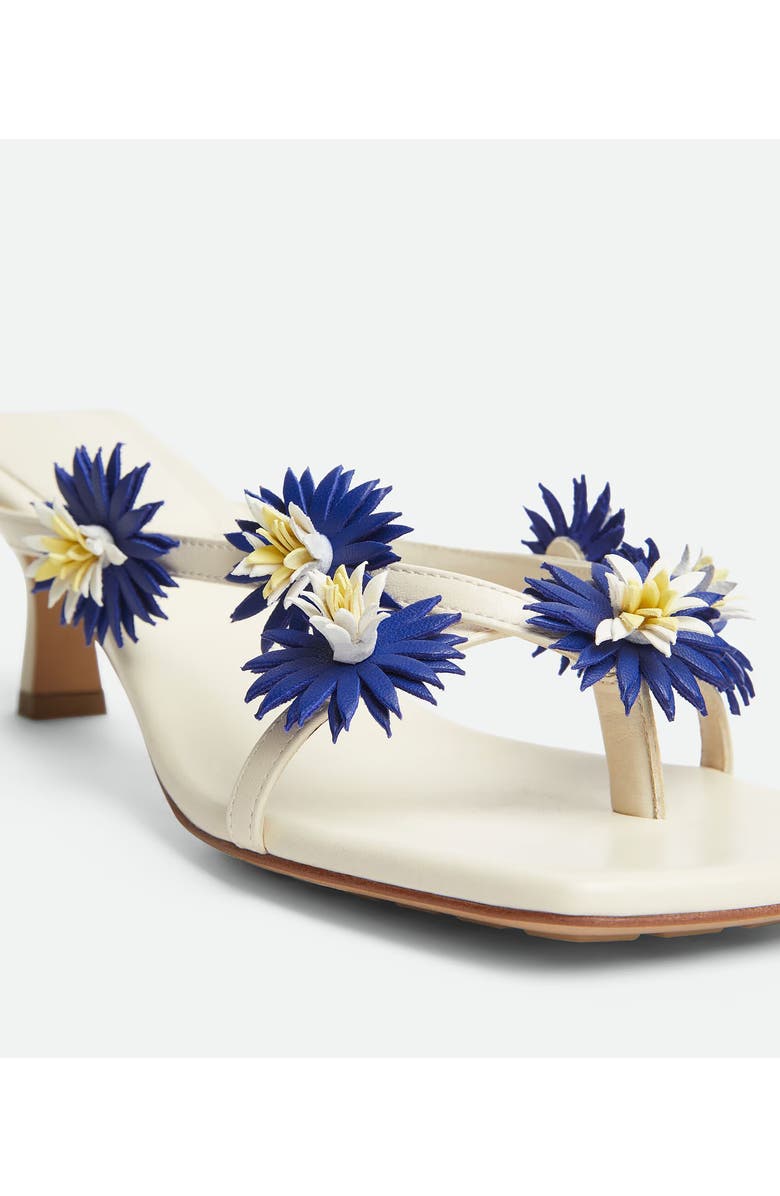 Bottega Veneta Riva Kitten Heel Sandal, Alternate, color, Sea Salt/Sherbert/Blue Royale