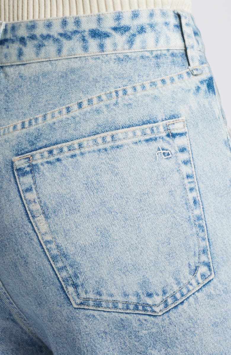 rag & bone rb Miramar Shea Relaxed Straight Cotton Terry Sweatpant Jeans, Alternate, color, Riverly