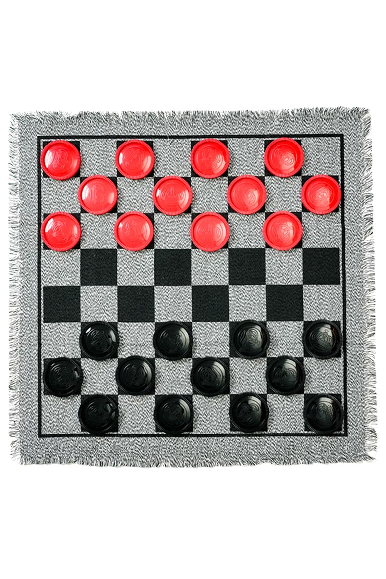 3In1 Giant Checkers & Tic Tac Toe Jumbo, Age 4+, Main, color, Multicolored