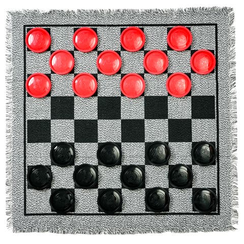 3In1 Giant Checkers & Tic Tac Toe Jumbo, Age 4+