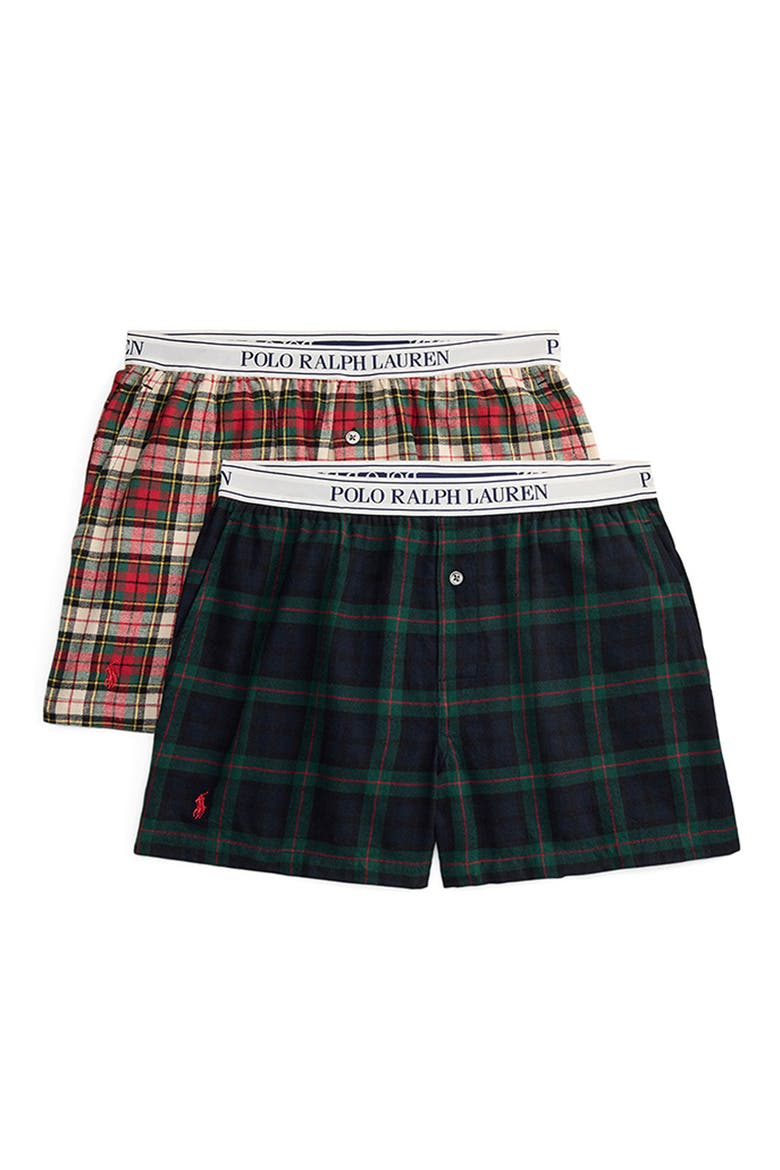 Assorted 2-Pack Cotton Boxer Pajama Shorts, Alternate, color, BLK WATCHXDSHPL