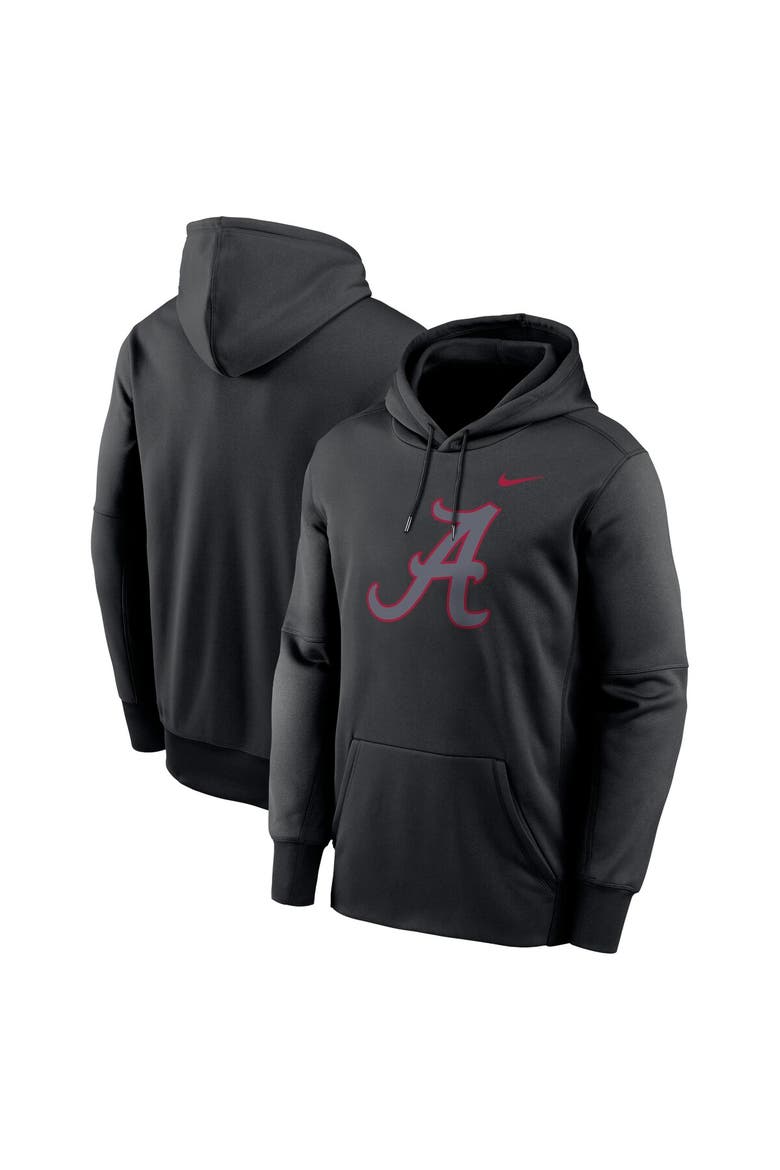 Men's Nike Black Alabama Crimson Tide Color Pop Performance Fleece Pullover Hoodie, Main, color, Black