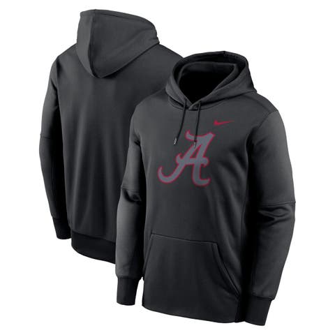 Men's Nike Black Alabama Crimson Tide Color Pop Performance Fleece Pullover Hoodie