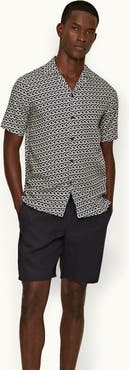 Orlebar Brown Cornell Linen Easy Tailored Fit Washed Linen Shorts